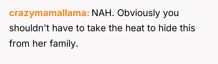 crazymamallama NAH. Obviously you shouldn't have to take the heat...