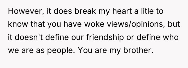 However, it does break my heart a litle to know...