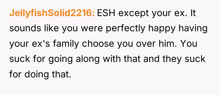 JellyfishSolid2216 ESH except your ex. It sounds like you were...