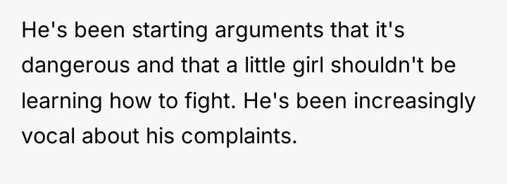 He's been starting arguments that it's dangerous and that a...