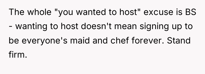 The whole "you wanted to host" excuse is BS -...