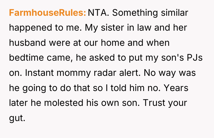 FarmhouseRules NTA. Something similar happened to me. My sister in...