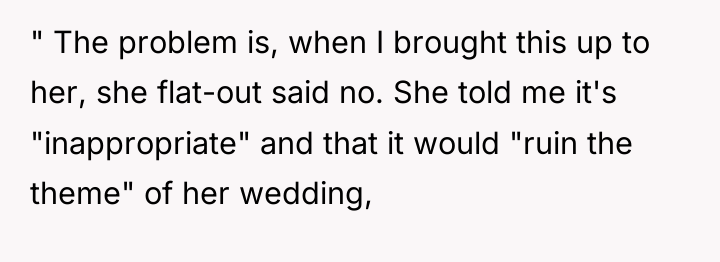 " The problem is, when I brought this up to...