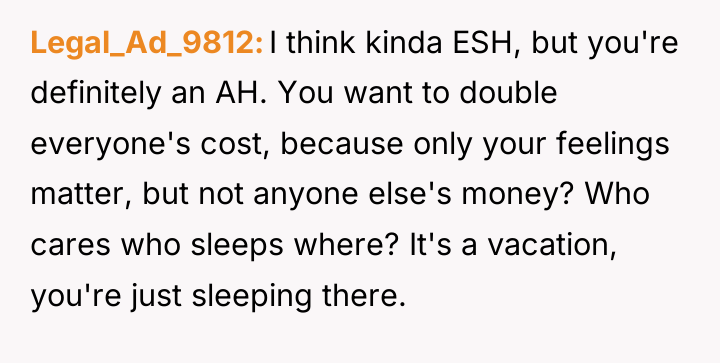 Legal_Ad_9812 I think kinda ESH, but you're definitely an AH....