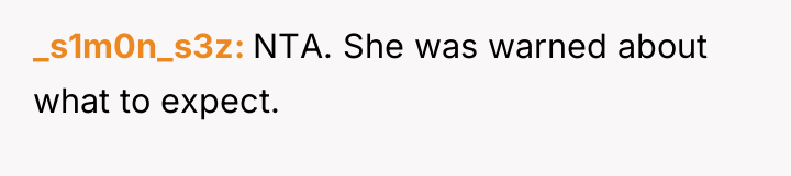 _s1m0n_s3z NTA. She was warned about what to expect.