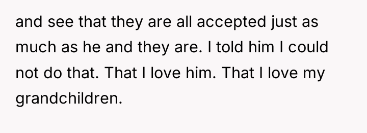 and see that they are all accepted just as much...