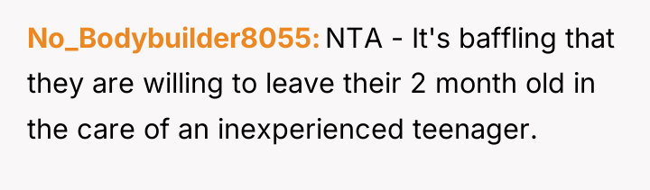 No_Bodybuilder8055 NTA - It's baffling that they are willing to...