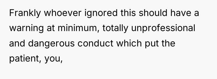 Frankly whoever ignored this should have a warning at minimum,...