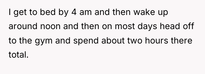 I get to bed by 4 am and then wake...