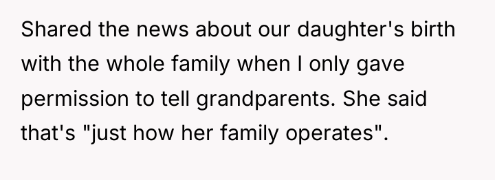 Shared the news about our daughter's birth with the whole...