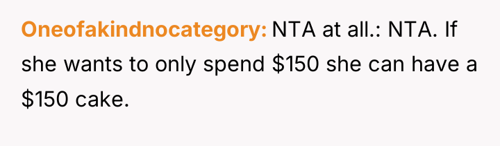 Oneofakindnocategory NTA at all.: NTA. If she wants to only...