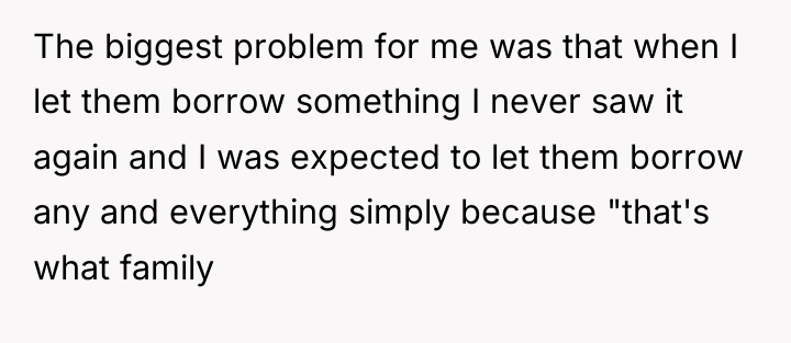 The biggest problem for me was that when I let...
