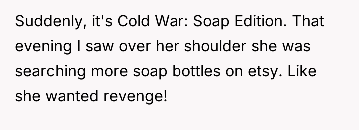 Suddenly, it's Cold War: Soap Edition. That evening I saw...