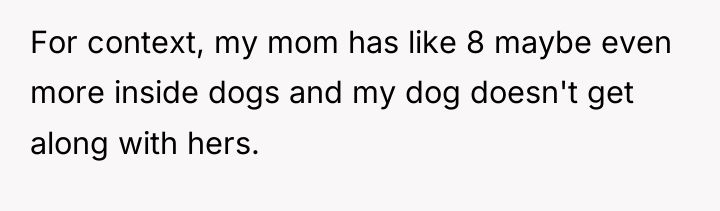 For context, my mom has like 8 maybe even more...