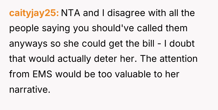 caityjay25 NTA and I disagree with all the people saying...