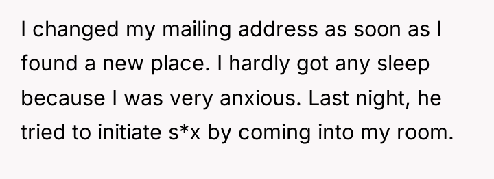 I changed my mailing address as soon as I found...