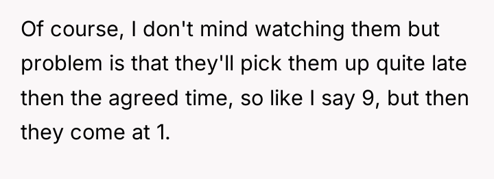Of course, I don't mind watching them but problem is...