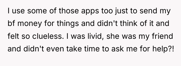 I use some of those apps too just to send...
