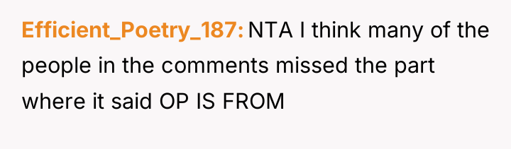 Efficient_Poetry_187 NTA I think many of the people in the...