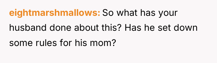 eightmarshmallows So what has your husband done about this? Has...