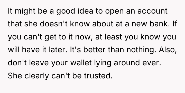 It might be a good idea to open an account...