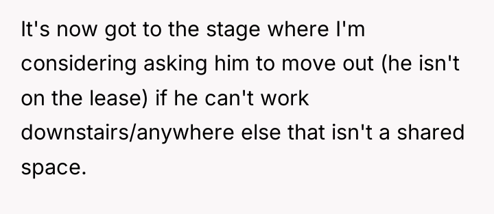 It's now got to the stage where I'm considering asking...