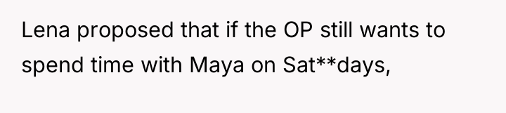 Lena proposed that if the OP still wants to spend...