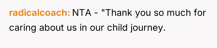 radicalcoach NTA - "Thank you so much for caring about...