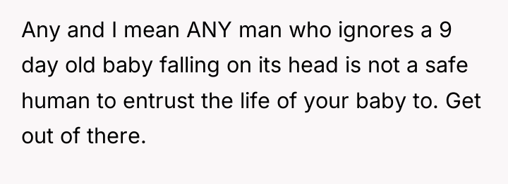 Any and I mean ANY man who ignores a 9...