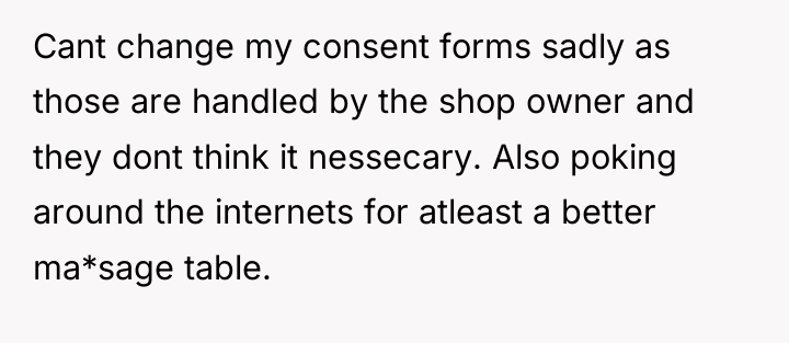 Cant change my consent forms sadly as those are handled...