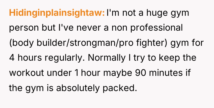Hidinginplainsightaw I'm not a huge gym person but I've never...