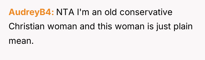 AudreyB4 NTA I'm an old conservative Christian woman and this...