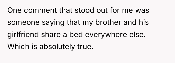 One comment that stood out for me was someone saying...