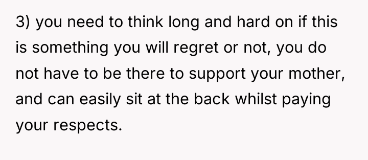 3) you need to think long and hard on if...