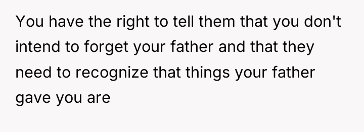 You have the right to tell them that you don't...