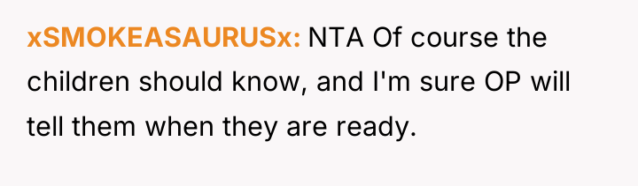 xSMOKEASAURUSx NTA Of course the children should know, and I'm...