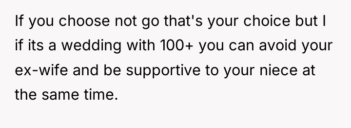 If you choose not go that's your choice but I...