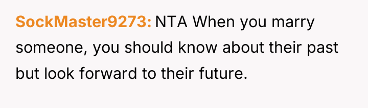 SockMaster9273 NTA When you marry someone, you should know about...