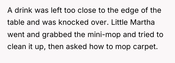 A drink was left too close to the edge of...