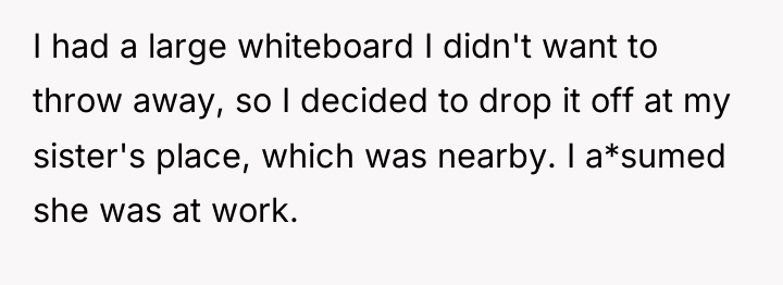 I had a large whiteboard I didn't want to throw...
