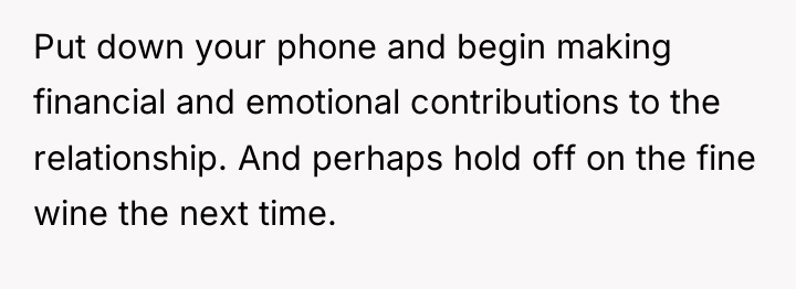 Put down your phone and begin making financial and emotional...