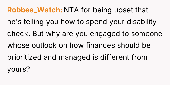 Robbes_Watch NTA for being upset that he's telling you how...