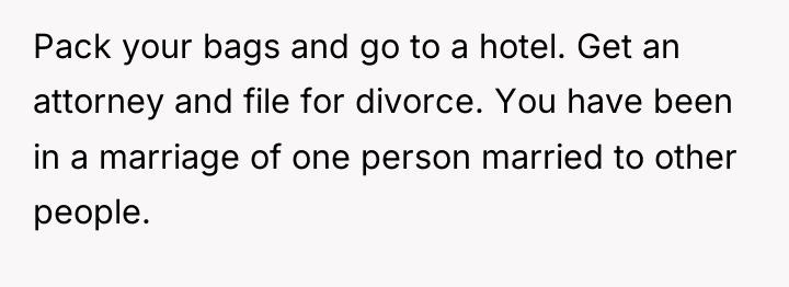 Pack your bags and go to a hotel. Get an...