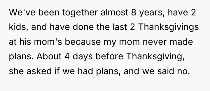 We've been together almost 8 years, have 2 kids, and...