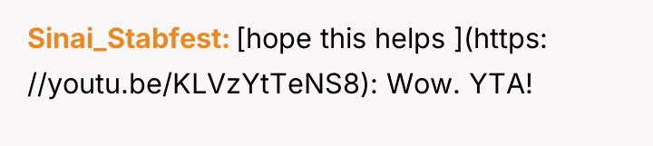 Sinai_Stabfest [hope this helps ](https: //youtu.be/KLVzYtTeNS8): Wow. YTA!