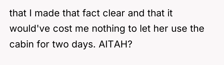 that I made that fact clear and that it would've...