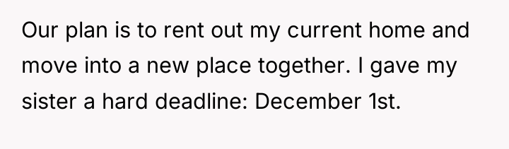 Our plan is to rent out my current home and...
