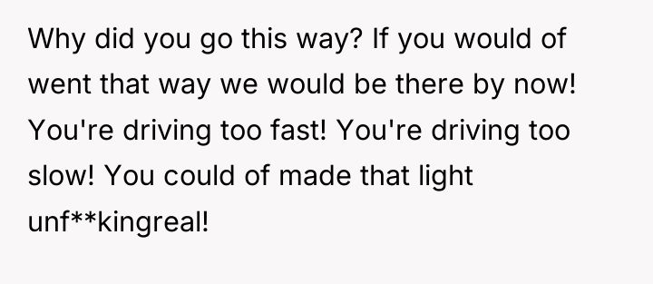 Why did you go this way? If you would of...