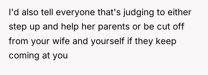 I'd also tell everyone that's judging to either step up...