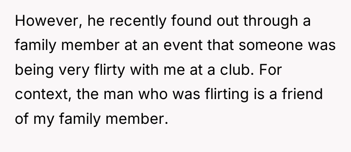 However, he recently found out through a family member at...